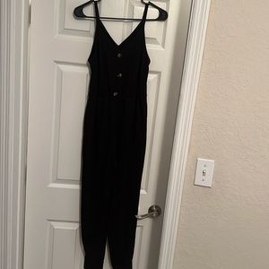 Womens size small like new black jumpsuit